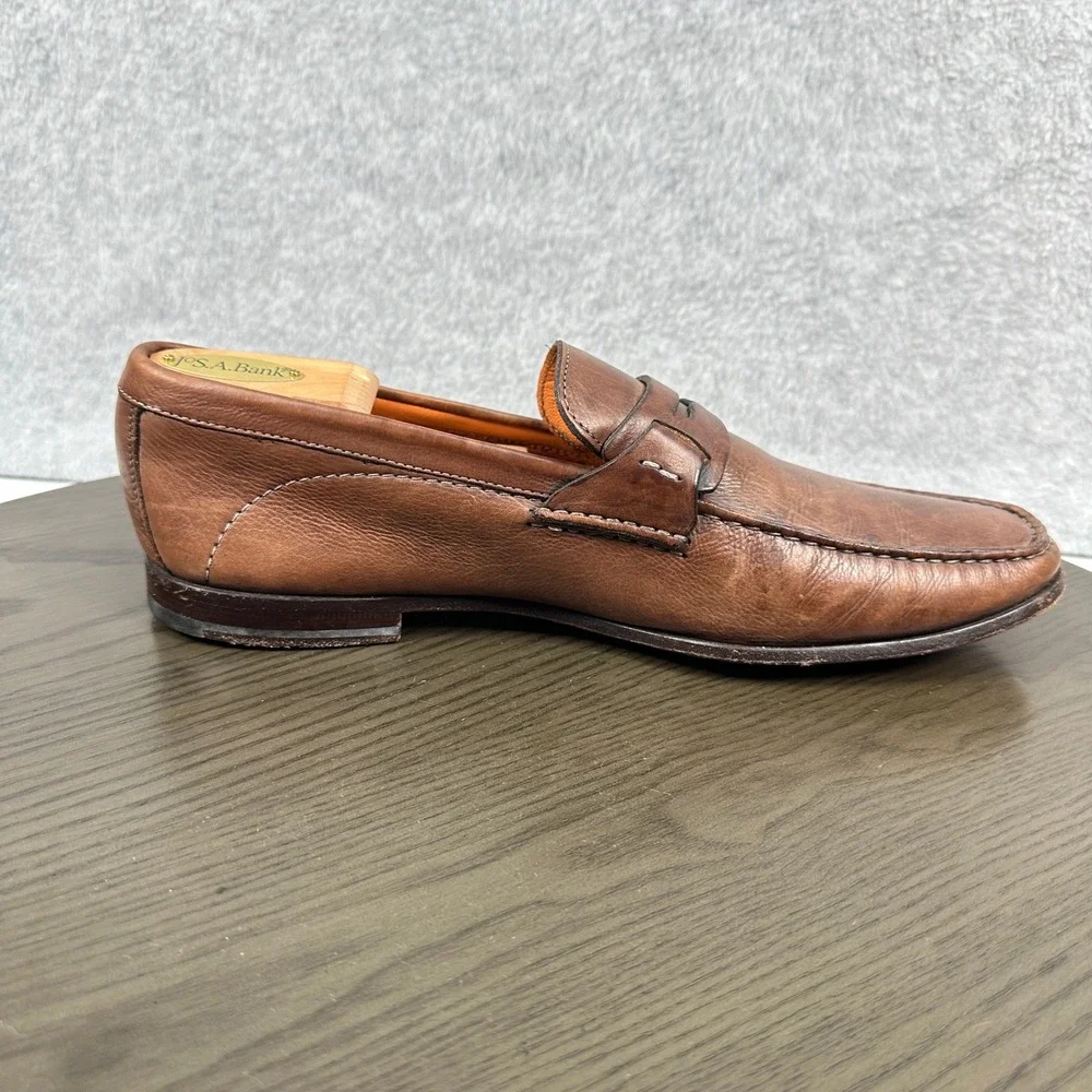 Santoni penny loafers